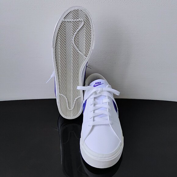 Nike Women's Court Legacy Next Nature Sneaker in Amazing White/Deep Night-Sail - Picture 11 of 12